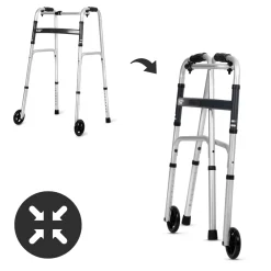Balkonik aluminiowy do chodzenia ze zdejmowanymi kółkami Step Light MSupport