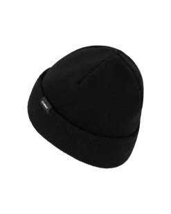 Ciepła czapka beanie z wełną merino Core Run CEP czarna