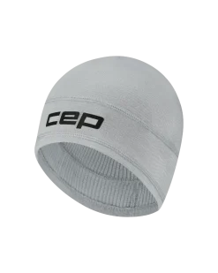 Ciepła zimowa czapka termiczna beanie unisex Core Run CEP szara