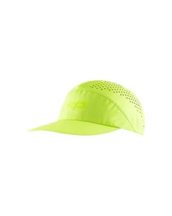 Czapka do biegania z daszkiem Pro Run Ultralight unisex limonkowa