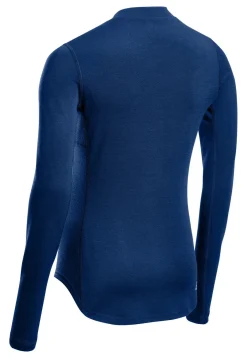 Damska bluzka sportowa z wełną merino CEP Cold Weather niebieska