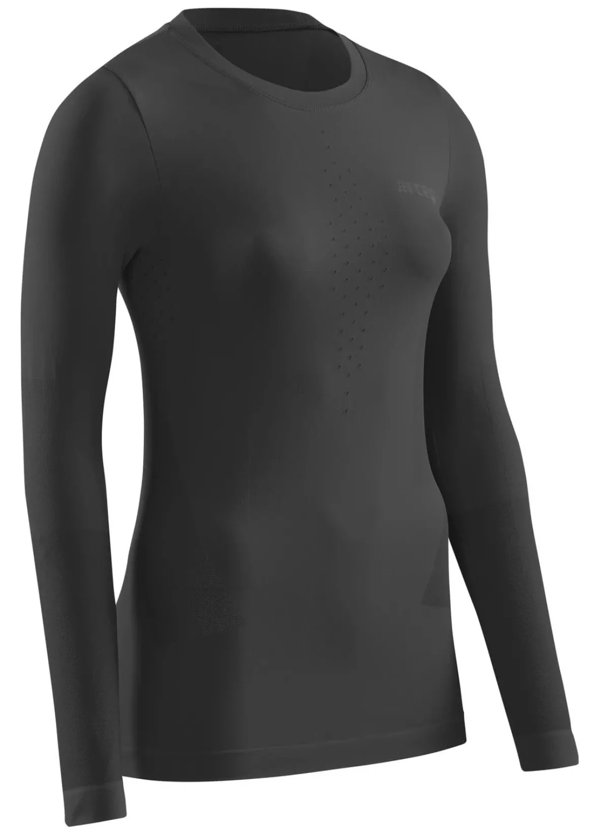 Damska koszulka sportowa z długim rękawem CEP Cold Weather Base czarna