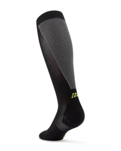 Damskie długie skarpety kompresyjne sportowe CEP Core Run Ultralight czarne