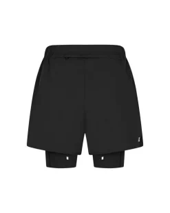 Damskie kompresyjne spodenki sportowe 2w1 CEP Core Run czarne
