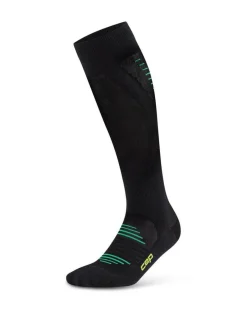 Damskie podkolanówki kompresyjne do biegania PRO Run Ultralight CEP czarny