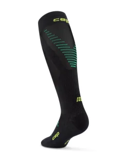 Damskie podkolanówki kompresyjne do biegania PRO Run Ultralight CEP czarny