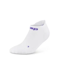 Damskie skarpety kompresyjne sportowe stopki no show CEP Core Run Ultralight białe