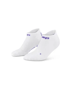 Damskie skarpety kompresyjne sportowe stopki no show CEP Core Run Ultralight białe