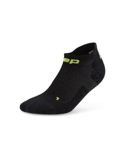 Damskie skarpety kompresyjne sportowe stopki no show CEP Core Run Ultralight czarne