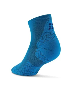 Damskie skarpety kompresyjne sportowe za kostkę low cut CEP Core Run Ultralight niebieskie
