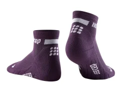 Damskie skarpety kompresyjne sportowe CEP The Run 4.0 low-cut fioletowe