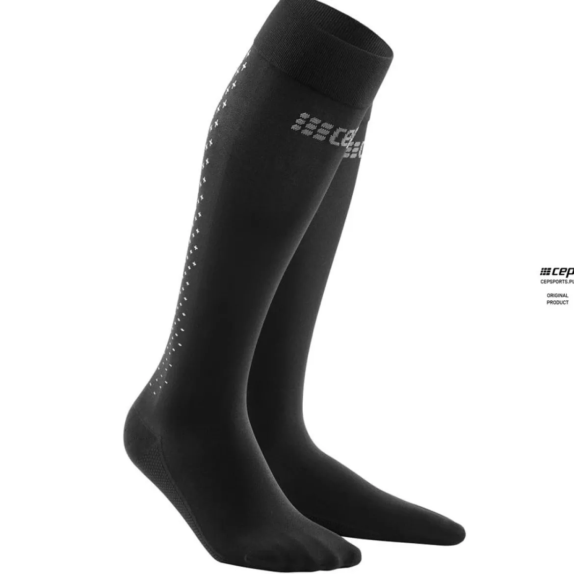 Damskie skarpety kompresyjne regeneracyjne CEP Pro wysokie czarne