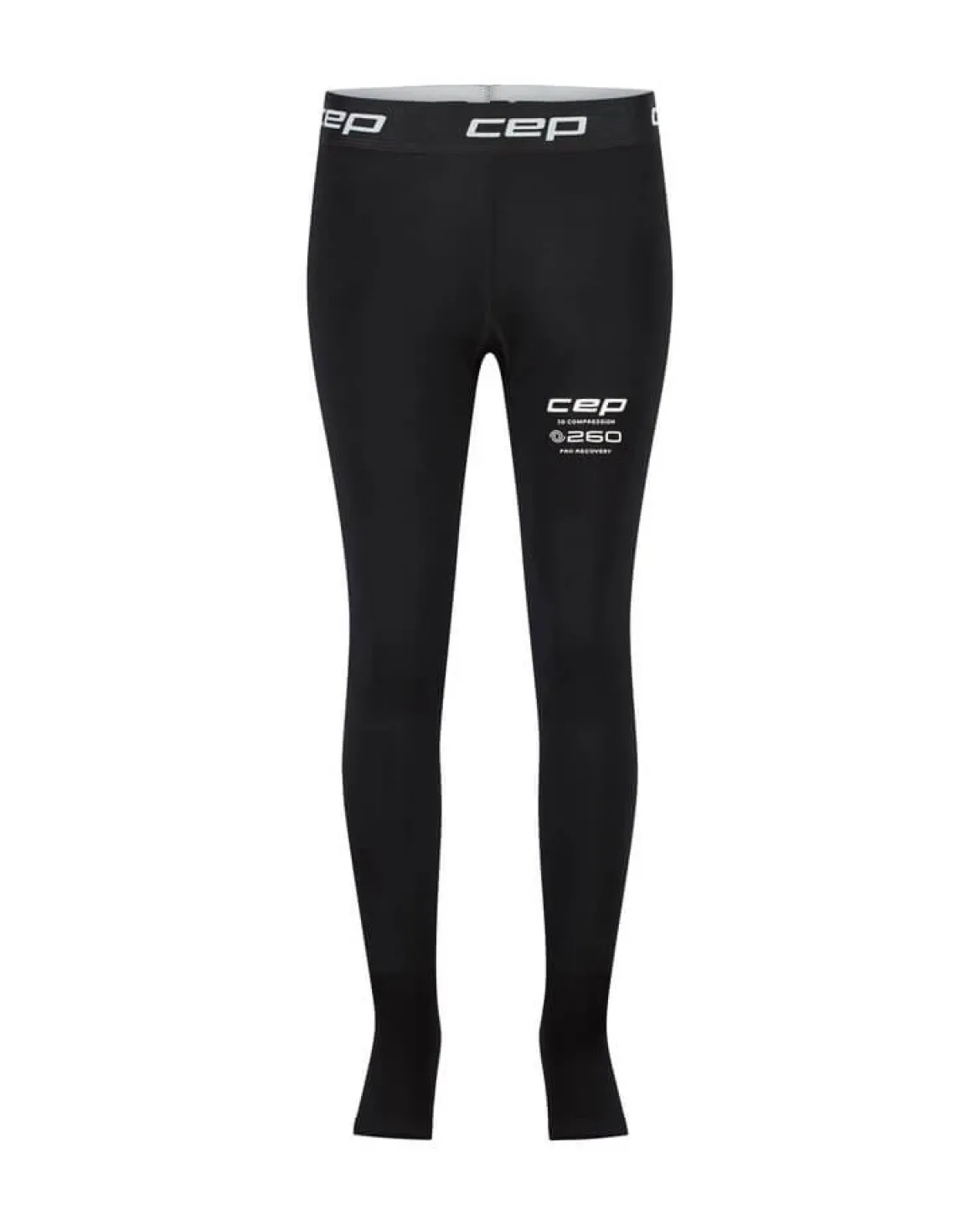 Damskie spodnie kompresyjne regeneracyjne do długiego odpoczynku z otwartą stopą Pro Recovery Tights 4.0 CEP