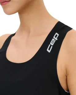 Damski tank top biegowy PRO RUN Ultralight CEP czarny