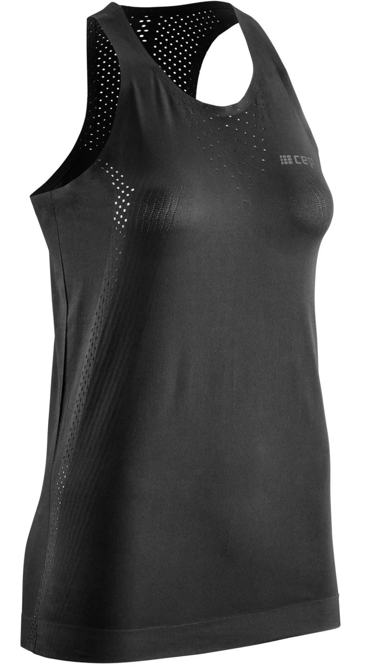 Damski Tank Top sportowy do biegania CEP Ultralight czarny