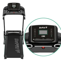 DrFit Bieżnia domowa elektryczna FX7 z automatyczną regulacją kąta nachylenia