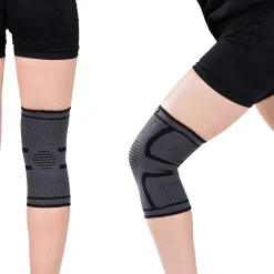 DrFit Elastyczna opaska na kolano szara M