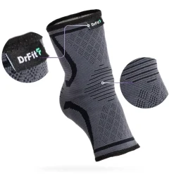 DrFit Elastyczny stabilizator kostki szary M