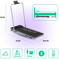 DrFit Elektryczna bieżniadomowa FX2 do chodzenia i biegania
