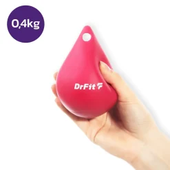 DrFit Hula Hop z obciążeniem masujące różowe