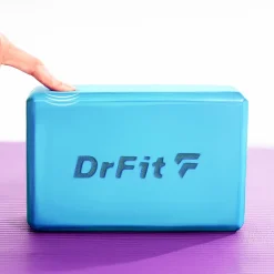 DrFit Kostka do jogi i pilatesu niebieska