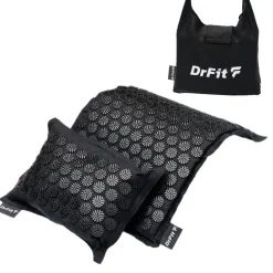 DrFit Mata do akupresury ECO HEMP + poduszka czarne igły