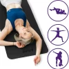 DrFit mata do ćwiczeń fitnessu i rehabilitacji czarna