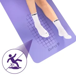 DrFit mata do ćwiczeń fitnessu i rehabilitacji jasnofioletowa