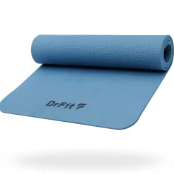 DrFit mata do ćwiczeń fitnessu i rehabilitacji niebieska