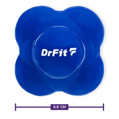 DrFit piłka do treningu refleksu niebieska