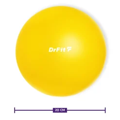 DrFit piłka do ćwiczeń i rehabilitacji ø 20 żółta