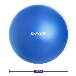 DrFit piłka do ćwiczeń i rehabilitacji ø 25 niebieska