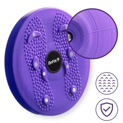 DrFit Platforma obrotowa z wypustkami do ćwiczeńø 25 cm fioletowy
