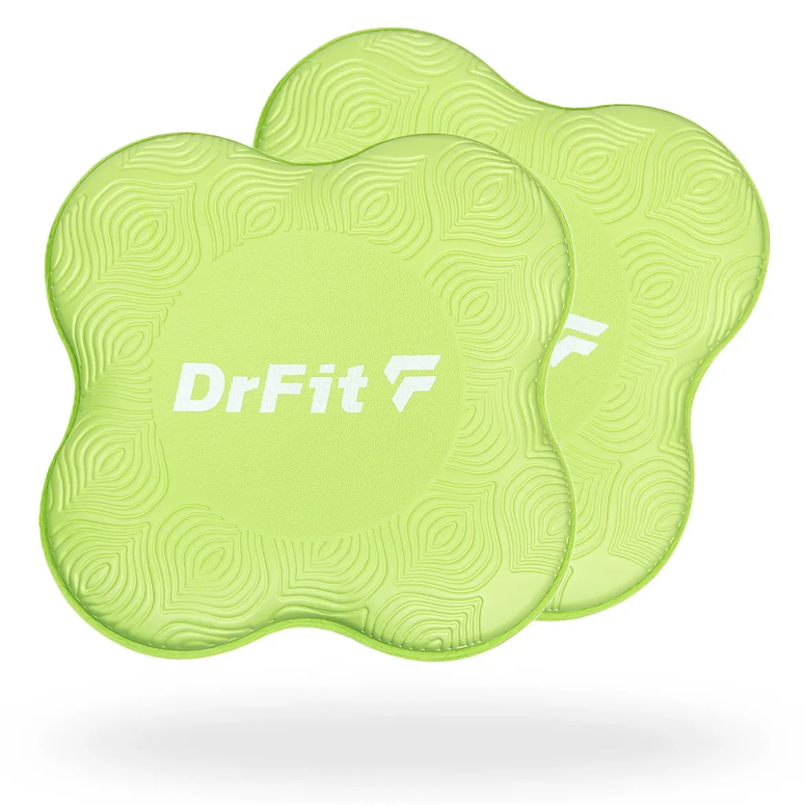 DrFit Podkładki amortyzujące do ćwiczeń, fitnessu i jogi zielone