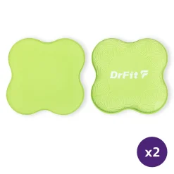 DrFit Podkładki amortyzujące do ćwiczeń, fitnessu i jogi zielone