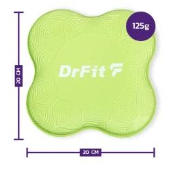 DrFit Podkładki amortyzujące do ćwiczeń, fitnessu i jogi zielone