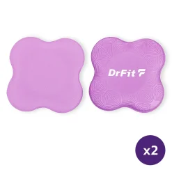 DrFit Podkładki amortyzujące do ćwiczeń, fitnessu i jogi fioletowe