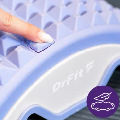 DrFit profilowana poduszka sensoryczna z wypustkami jasnoniebieska