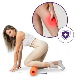 DrFit Roller do masażu i rehabilitacji 3w1 ø15x45 cm