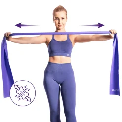 DrFit taśma lateksowa do treningu i rehabilitacji fioletowa 2,2 kg