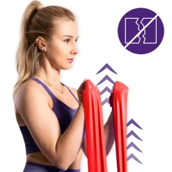 DrFit Taśma rehabilitacyjna lateksowa czerwona 2,2 kg