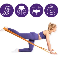 DrFit Taśma rehabilitacyjna lateksowa pomarańczowa 3,6 kg