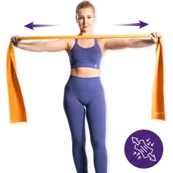 DrFit Taśma rehabilitacyjna lateksowa pomarańczowa 3,6 kg