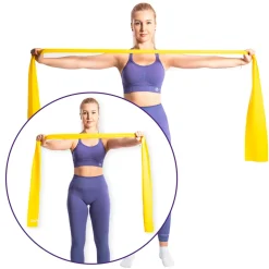 DrFit Taśma rehabilitacyjna lateksowa ciemnożółta 3,6 kg