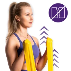 DrFit Taśma rehabilitacyjna lateksowa ciemnożółta 3,6 kg