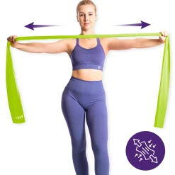 DrFit Taśma rehabilitacyjna lateksowa jasnozielona 2,2 kg