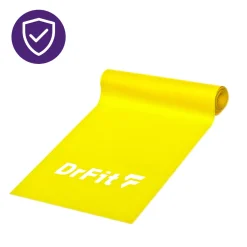 DrFit Taśma rehabilitacyjna lateksowa żółta 2,2 kg
