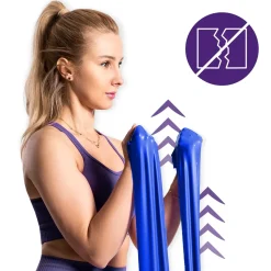 DrFit Taśma rehabilitacyjna lateksowa ciemnoniebieska 3,6 kg