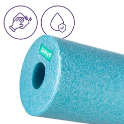 DrFit Travel roller do masażu i rehabilitacji gładki błękitny ø 15 x 30 cm