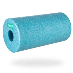 DrFit Travel roller do masażu i rehabilitacji gładki błękitny ø 15 x 30 cm